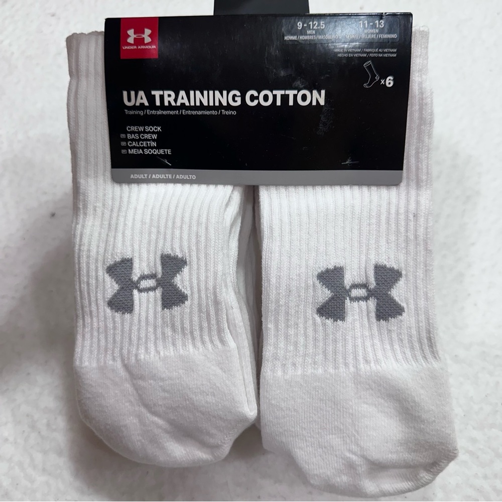 Under ArmourWhite Crew Socks